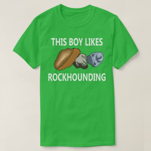 Funny Gezegde Rockhounder Hobby Mineralogist T-shirt (Design voorkant)