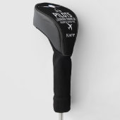 Funny gezegde van de golfer-hoofddeksel voor pilot golfheadcover (Schuin)