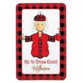 Funny Gezegde Wintercruise Alaskan vakantiesneeuw Magneet (Verticaal)