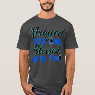 Funny Gezegde zonder tweeling Zwangerschap Cute Ba T-shirt