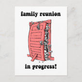 Funny-gezinshereniging Briefkaart (Voorkant)