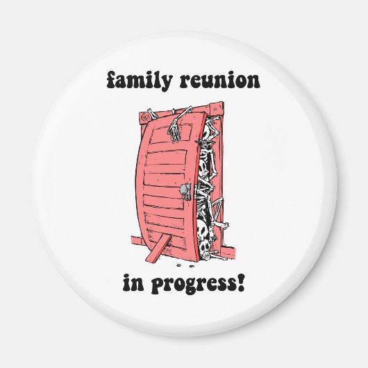 Funny-gezinshereniging Magneet (Voorkant)