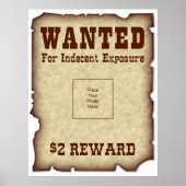 Funny Gezocht Poster (Voorkant)