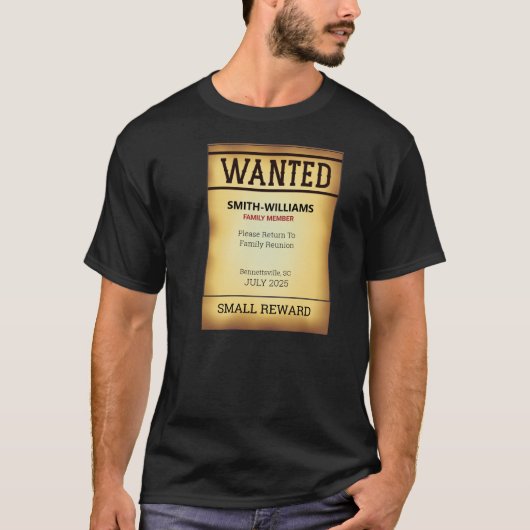 Funny Gezochte Gezinshereniging T Shirt (Voorkant)