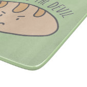 Funny GF Gluten is de duivel Light Green Snijplank (Hoek)