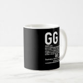 Funny GG Definition Grandma Moederdag Gifts Koffiemok (Voorkant rechts)