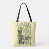 Funny Gherkin Fashion Parody Design Tote Bag (Achterkant)