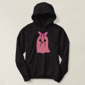 Funny Ghost Breast Cancer is Boo Sheet Halloween P Hoodie (Design voorkant)