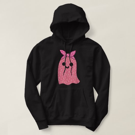Funny Ghost Breast Cancer is Boo Sheet Halloween P Hoodie (Design voorkant)