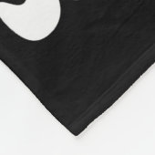 Funny Ghost Candy Security Halloween Costume Hallo Fleece Deken (Hoek)