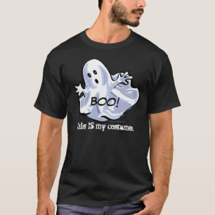 Funny Ghost Dit is mijn kostume donkere T-shirt