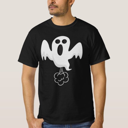Funny Ghost Farts T-shirt (Voorkant)