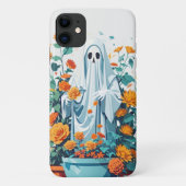 Funny Ghost Ghost Tuinieren Plant Retro Hallowee Case-Mate iPhone Case (Achterkant)