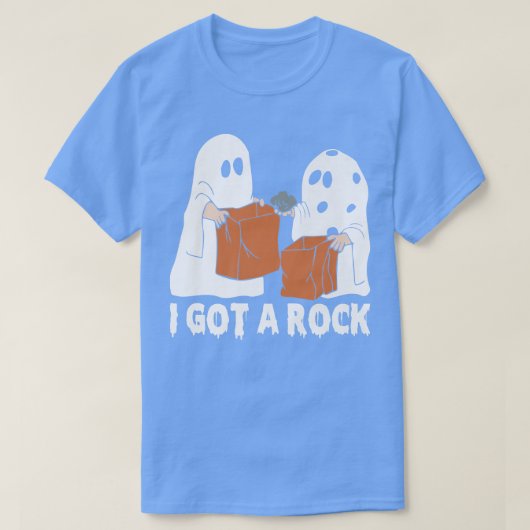 Funny Ghost Halloween Costume I got a Rock Scary G T-shirt (Design voorkant)