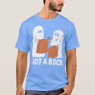 Funny Ghost Halloween Costume I got a Rock Scary G T-shirt