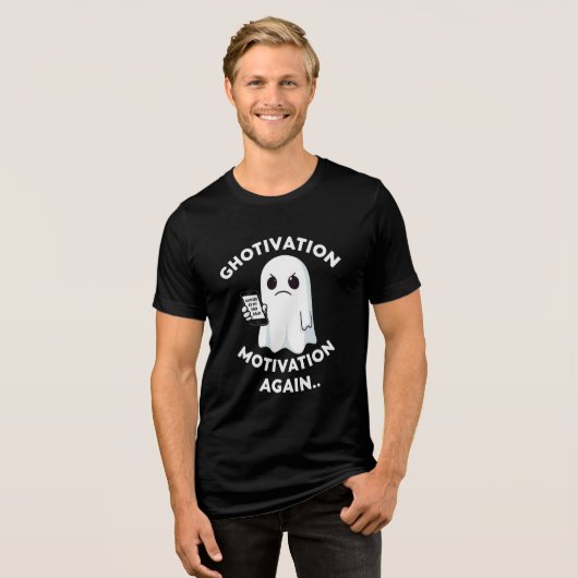 Funny Ghost Halloween T-shirt (Voorkant volledig)