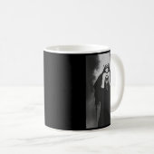 Funny Ghost Hand Heart Sign Soky Costume Halloween Koffiemok (Voorkant rechts)