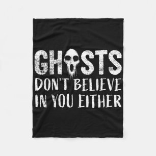 Funny Ghost Hunting Paranormal Investigator Ghosts Fleece Deken
