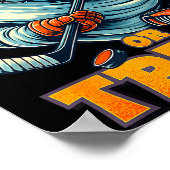 Funny Ghost Ice Hockey Player Halloween Costume Me Poster (Hoek)