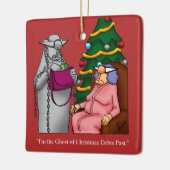 Funny Ghost of Debts Past Holiday Ornament (Links)