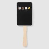 Funny ghost parody of Halloween gamers Handwaaier (Voorkant)