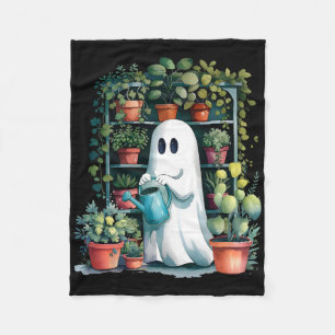 Funny Ghost Planten Spooky Seizoen Trick or treat  Fleece Deken
