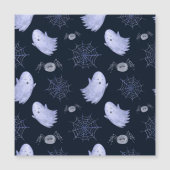 Funny Ghost Spider Halloween Patroon. (Voorkant)