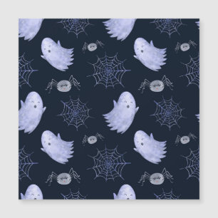 Funny Ghost Spider Halloween Patroon.