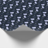 Funny Ghost Spider Halloween Patroon. Cadeaupapier (Hoek)