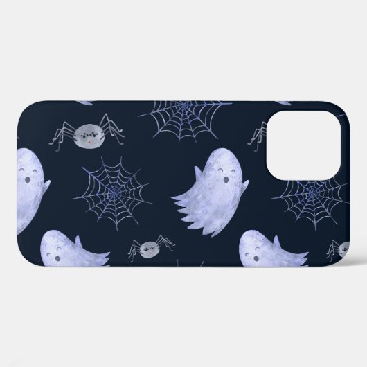 Funny Ghost Spider Halloween Patroon. Case-Mate iPhone Case (Achterkant (horizontaal))
