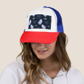 Funny Ghost Spider Halloween Patroon. Trucker Pet (In situ)