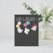 Funny Ghost T - shirts, Halloween Shirten, Hallowe Feestdagenkaart (Staand voorkant)