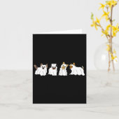 Funny Ghost Yorkshire Terrier Yorkie Hondenliefheb Kaart (Gele Bloem)