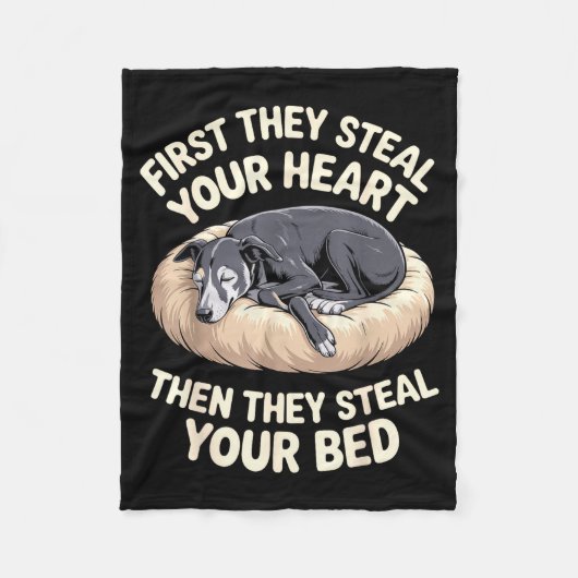 Funny Ghound Art For Men Women Kids Puppy Ghound L Fleece Deken (Voorkant)