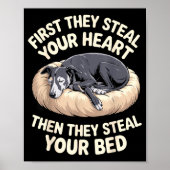 Funny Ghound Art For Men Women Kids Puppy Ghound L Poster (Voorkant)