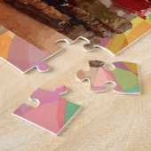 Funny giant hamburger jigzaag puzzels voor volwass (Zijkant)