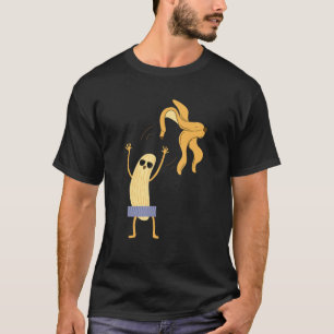 Funny Giant Long Yellow Banana die Summer Sung dra T-shirt