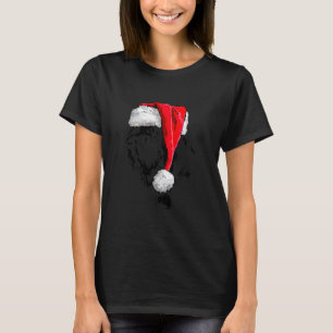 Funny Giant Schnauzer Santa Kersthond mama  T-shirt