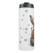 Funny Gift, Bunnie, Coffee, Friend Gift Thermosbeker (Voorkant)