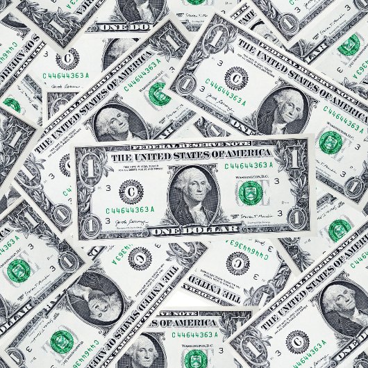 Funny gift classic dollar print with custom name bad handdoek