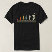 Funny Gift Evolution Design Volleyball and Beach V T-shirt (Design voorkant)