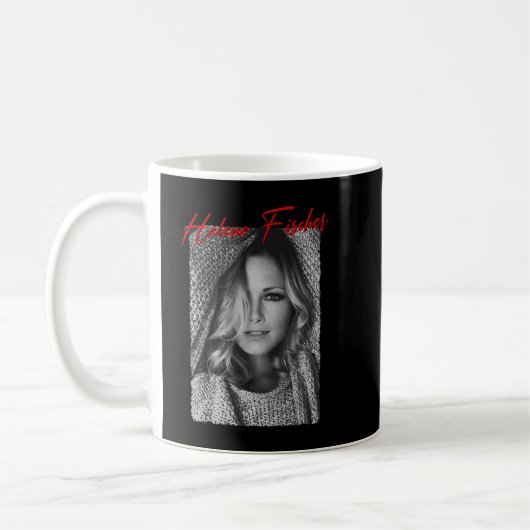 Funny Gift Famous Helene Beauful Fischer-Vrouw Koffiemok (Links)