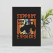 Funny Gift Farmer Chicken Boerderij Goat Farming G Save The Date (Staand voorkant)