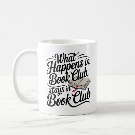 Funny Gift for Book Lovers Koffiemok (Links)