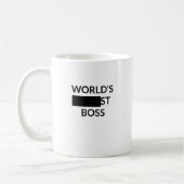 Funny Gift for Bosses - 's Werelds Blank Boss Koffiemok (Links)