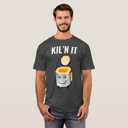 Funny Gift for Ceramics Teacher Kiln IT Pottery T-shirt (Voorkant volledig)