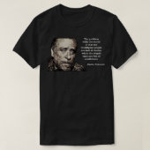 Funny Gift for Charles Bukowski geeft muziekventil T-shirt (Design voorkant)