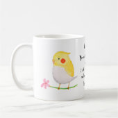 Funny Gift for Cockatiel Owner Cute Custom Name Koffiemok (Links)