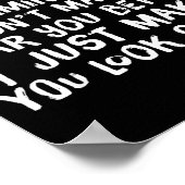 Funny Gift For Deaf People Hearing Joke  Poster (Hoek)