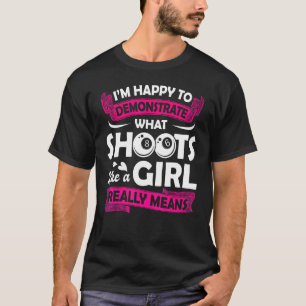 Funny Gift for Girl Pool Player Cute Billiards Wom T-shirt